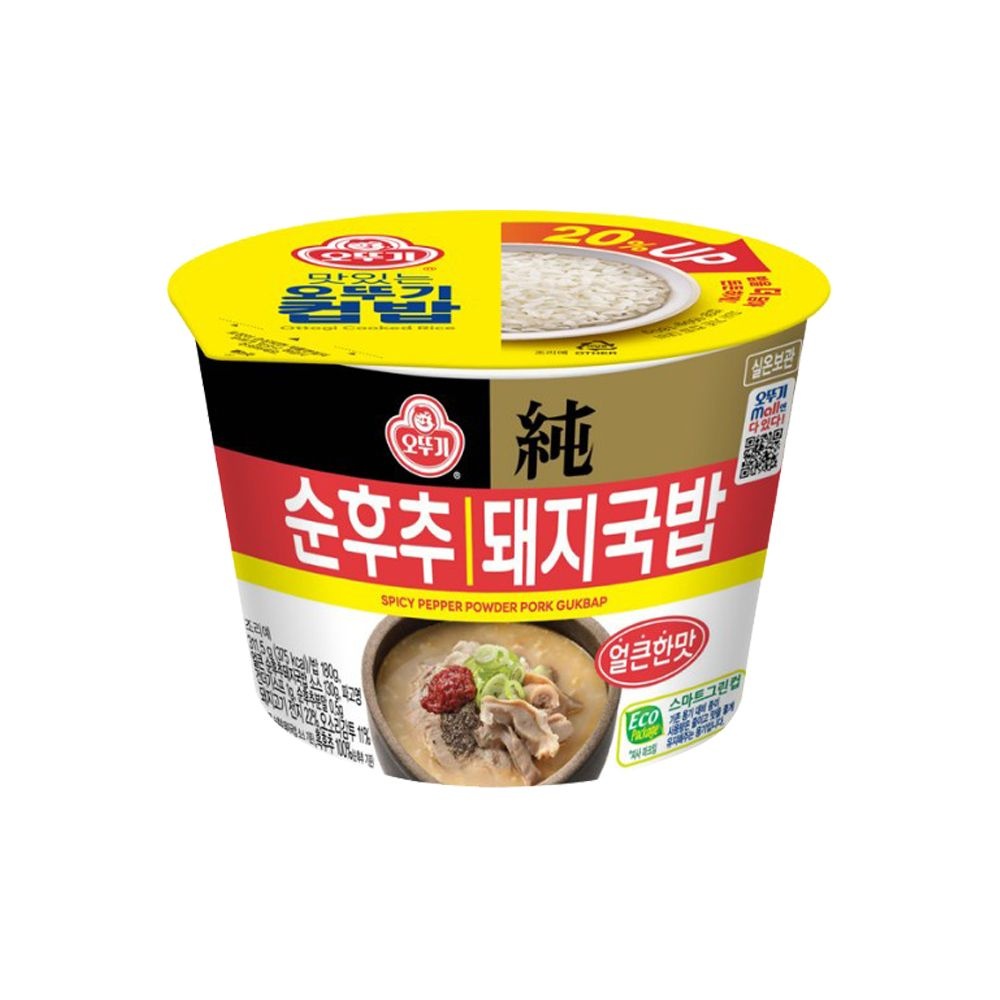 오뚜기 컵밥 얼큰순후추돼지국밥 311.5g