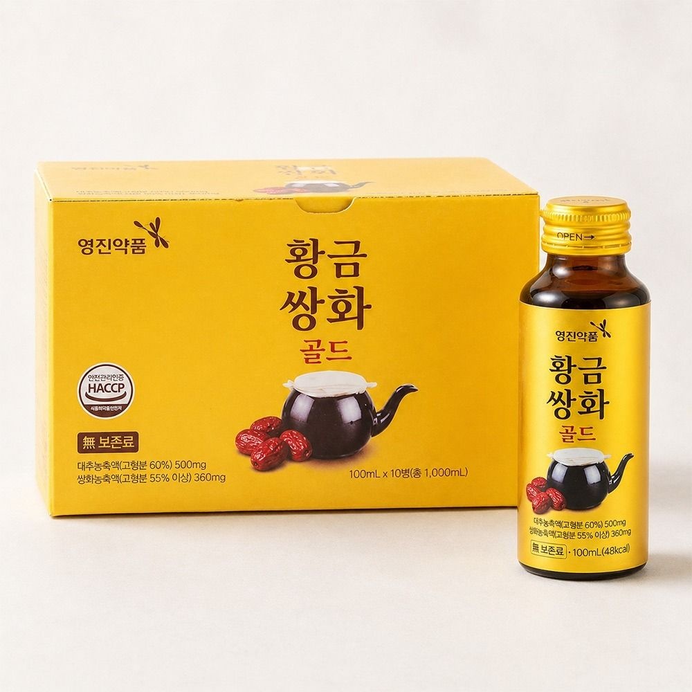 [온누리상품] 영진약품 황금쌍화 골드 음료 100ml x 100병