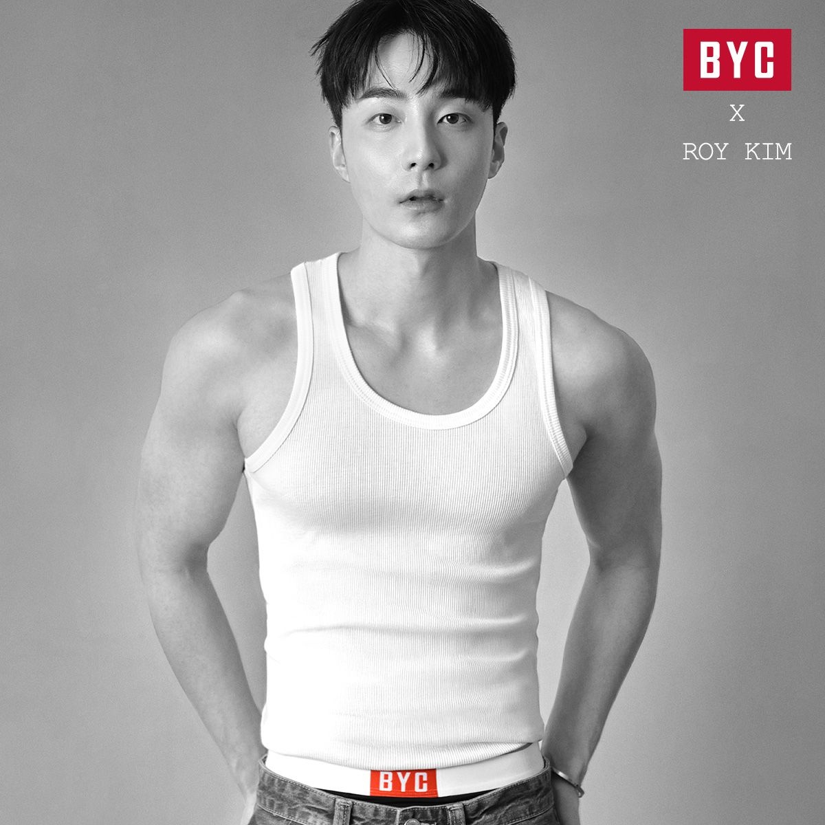 BYC [BYC본사] 백색 3매입 조끼런닝(민소매) OEW0009
