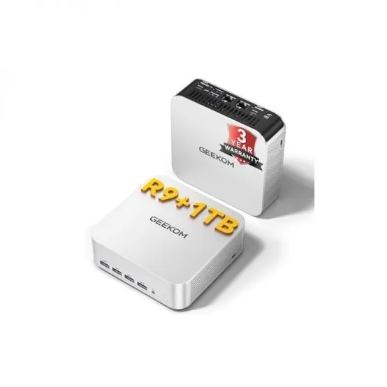 GEEKOM 2026 에디션 미니 PC AI A7 MAX AMD Ryzen 9 7940HS 16GB DDR5 LPDDR 아님 1TB SSD 확장 가능 탑재 크리에이션용 데스크탑 컴