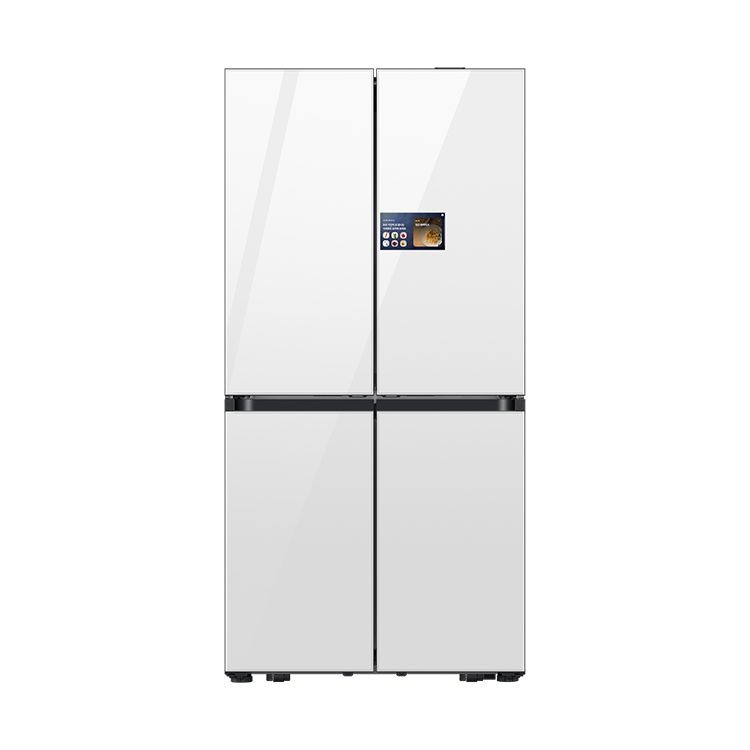 [온누리상품] 삼성전자 비스포크 AI 4도어 냉장고 패밀리허브 602L RM90H64P2W 삼성물류배송설치