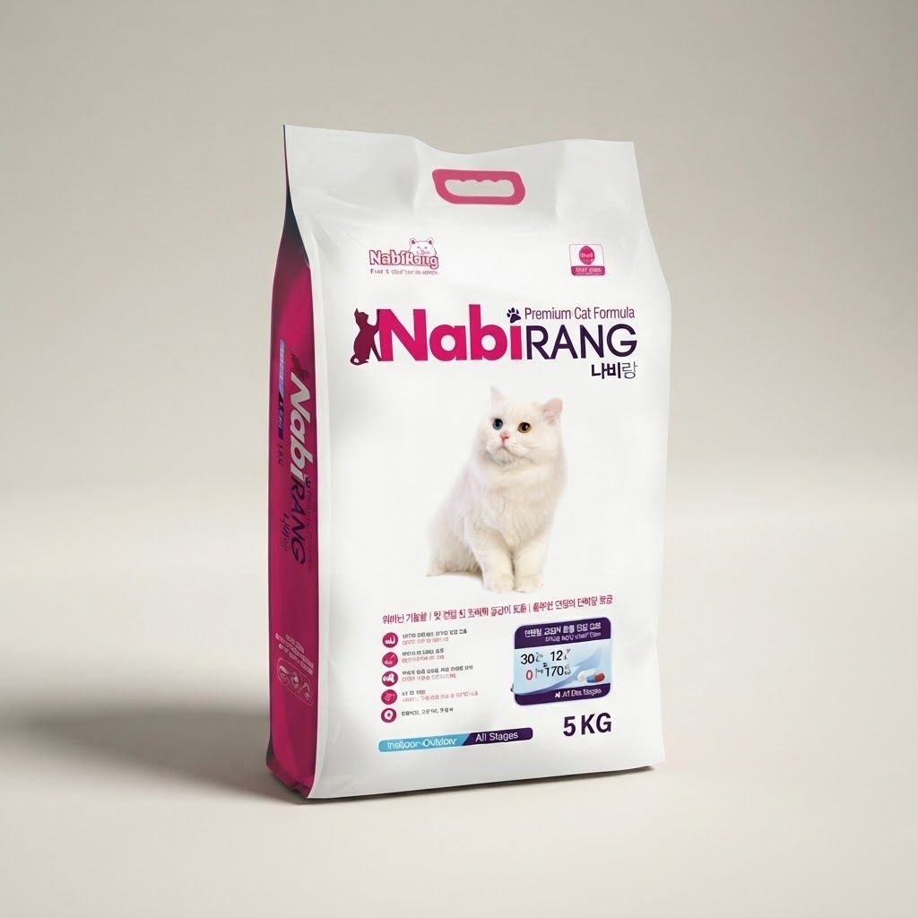 나비랑 기능성 냥이캔 사료 5kg 고양이
