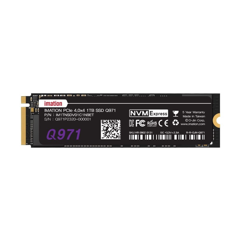 이메이션 NVMe 4.0x4 SSD Q971 1TB 벌크