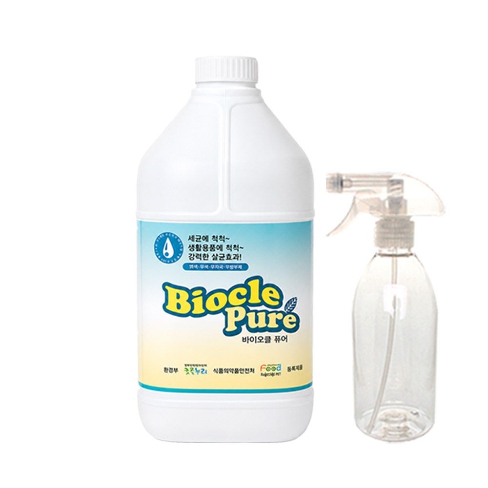 바이오클퓨어 바이오클 퓨어 4리터+빈용기500ml