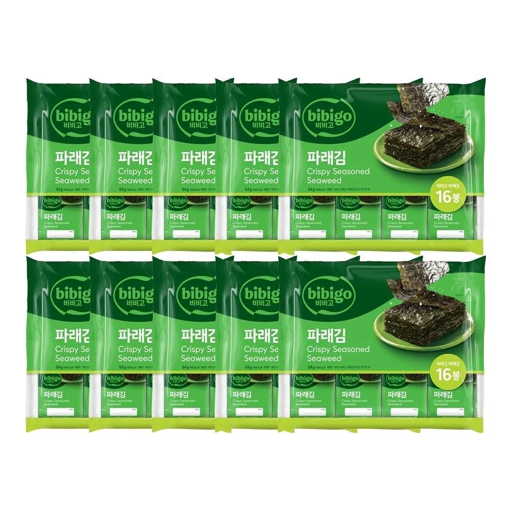 CJ 비비고 파래김 (4gx16ea) x10개
