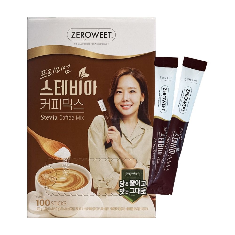 펄세스 프리미엄 스테비아 커피믹스 100개입 1개 /JJ몰