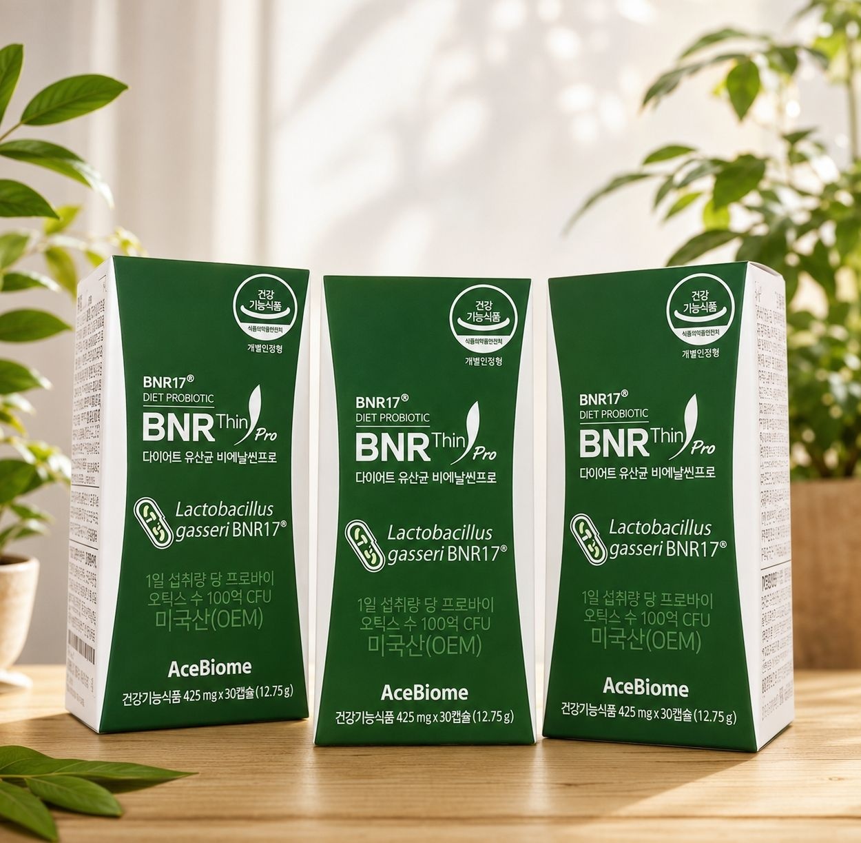 BNR17 다이어트 유산균 비에날씬 프로60정,  3박스(180정)
