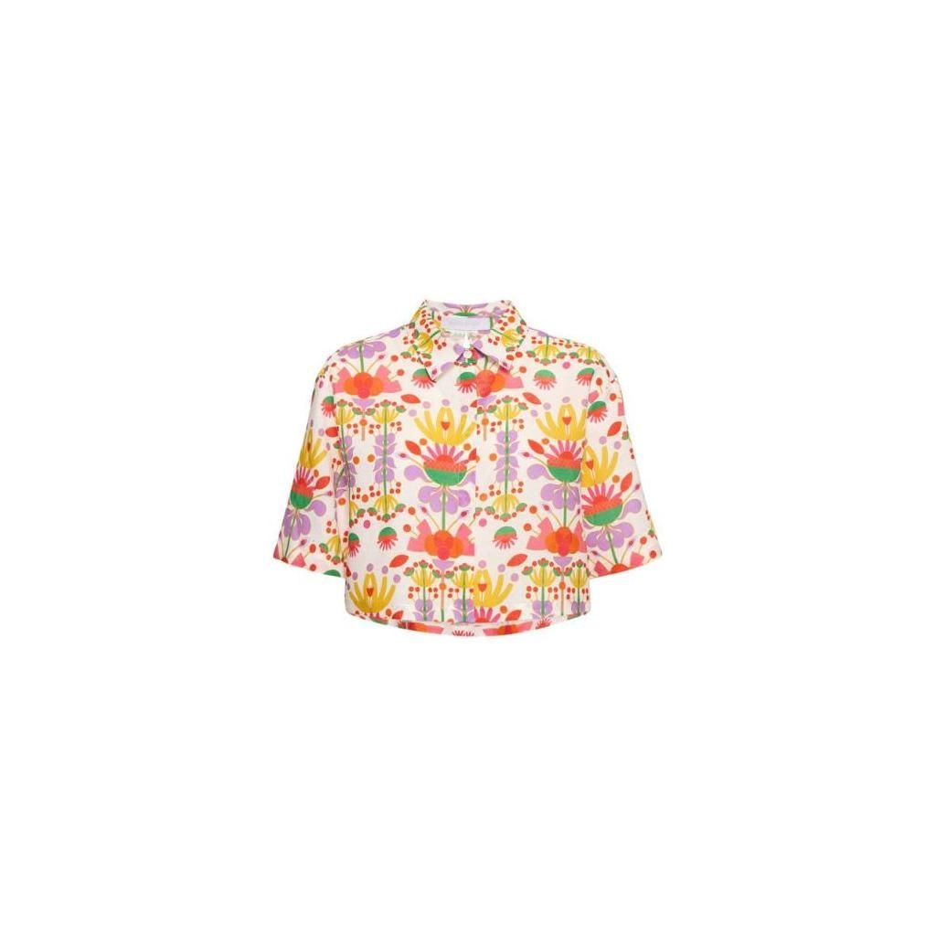 엔오르 26 FW Borgo De Nor 여성 클래식 칼라 크롭 셔츠 TP724702898