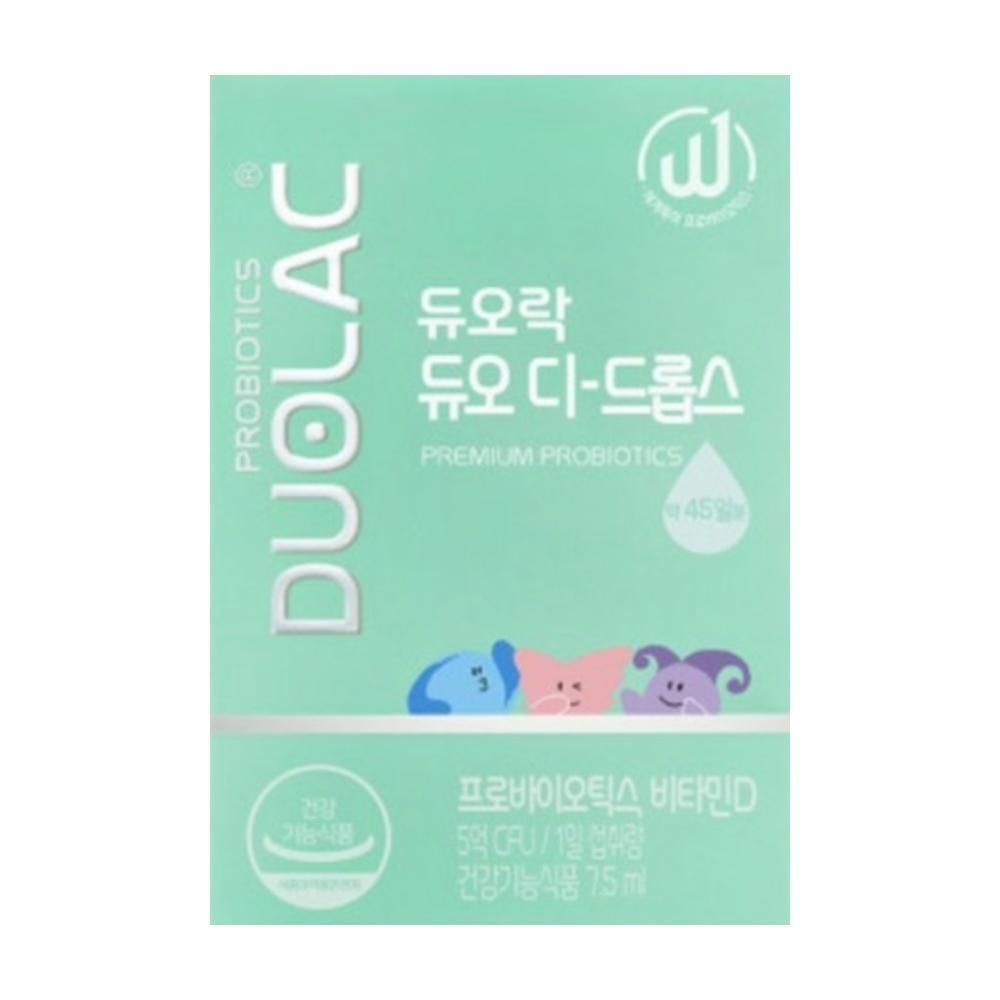 쎌바이오텍 듀오락 듀오 디 드롭스 액상 두오락 유산균 7.5ml DJ
