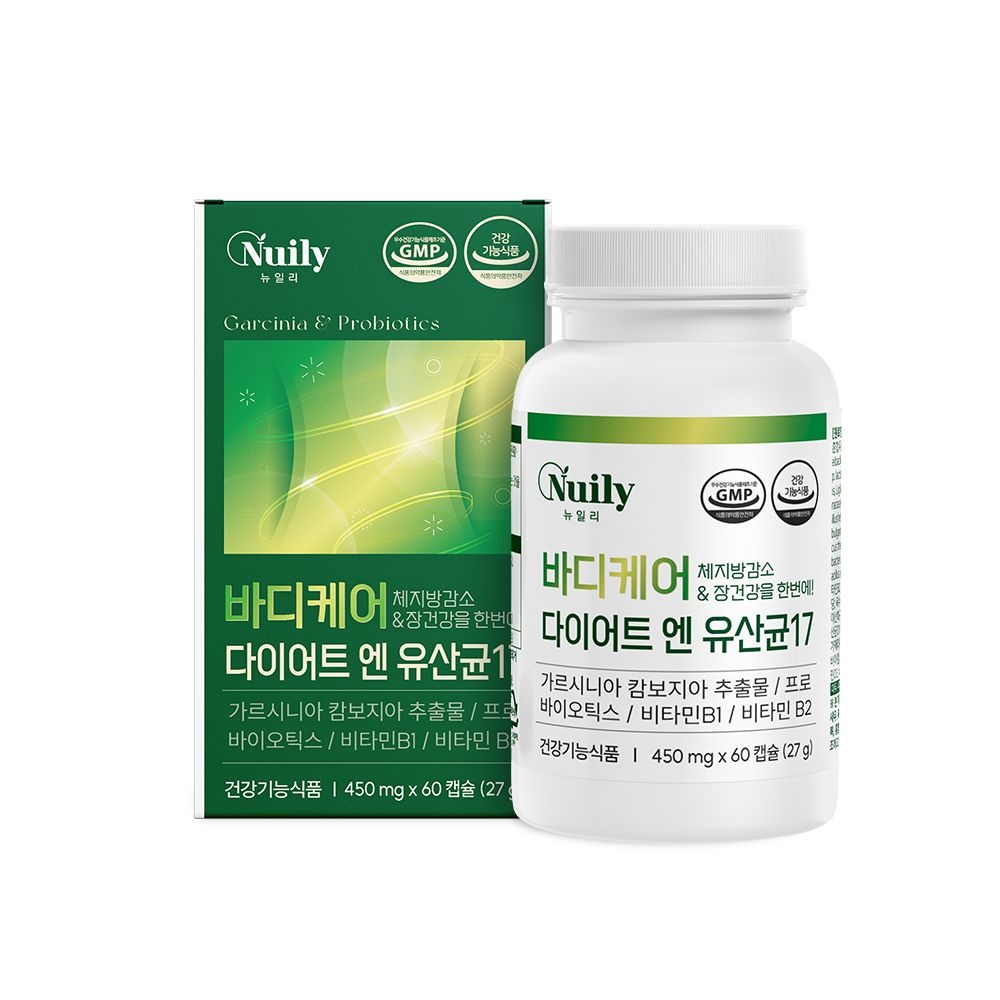 뉴일리 바디케어다이어트엔유산균17 450mgx60캡슐