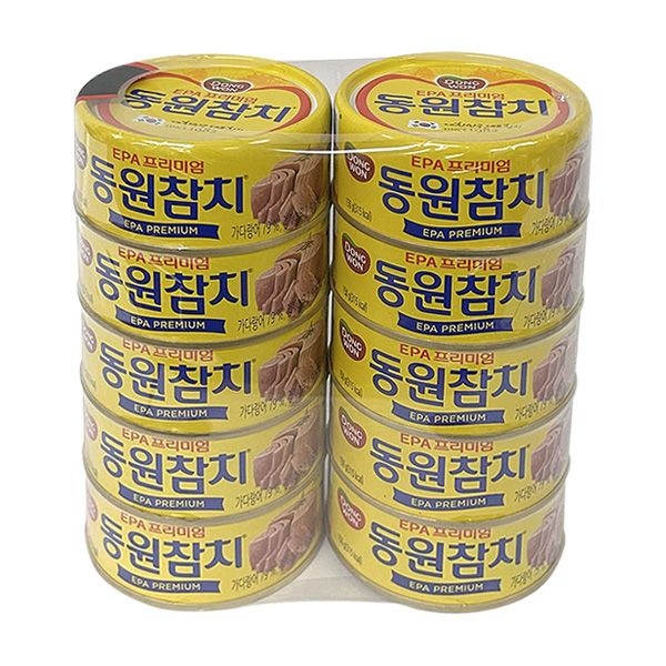 동원참치 150g 10개입 코스트코 참치캔 프리미엄 EPA 살코기 참치 통조림