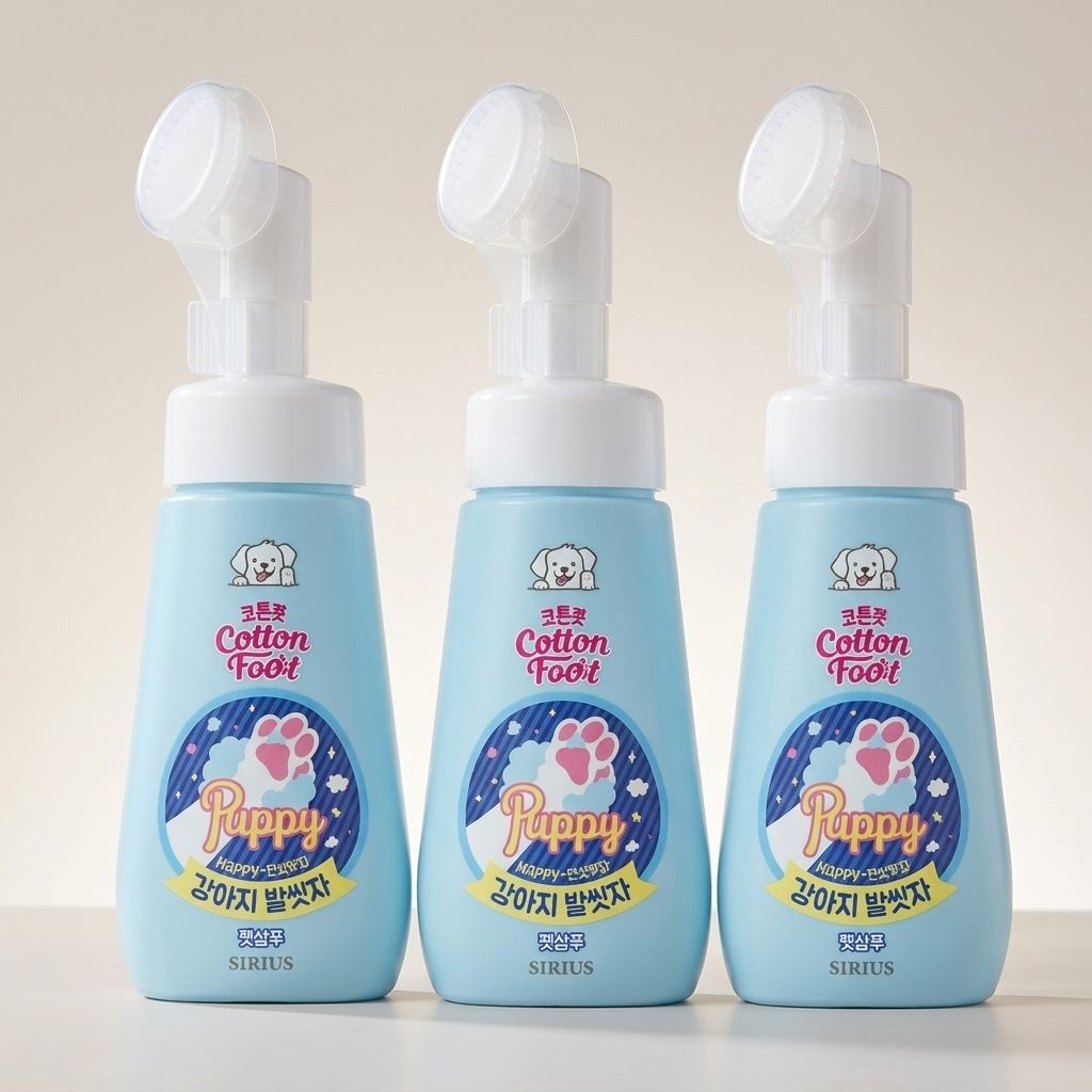 발을씻자X시리우스 반려동물용 강아지 270ml 3개