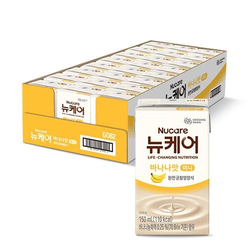 뉴케어 [본사] 뉴케어 미니 바나나맛 150mlx24팩 1박스