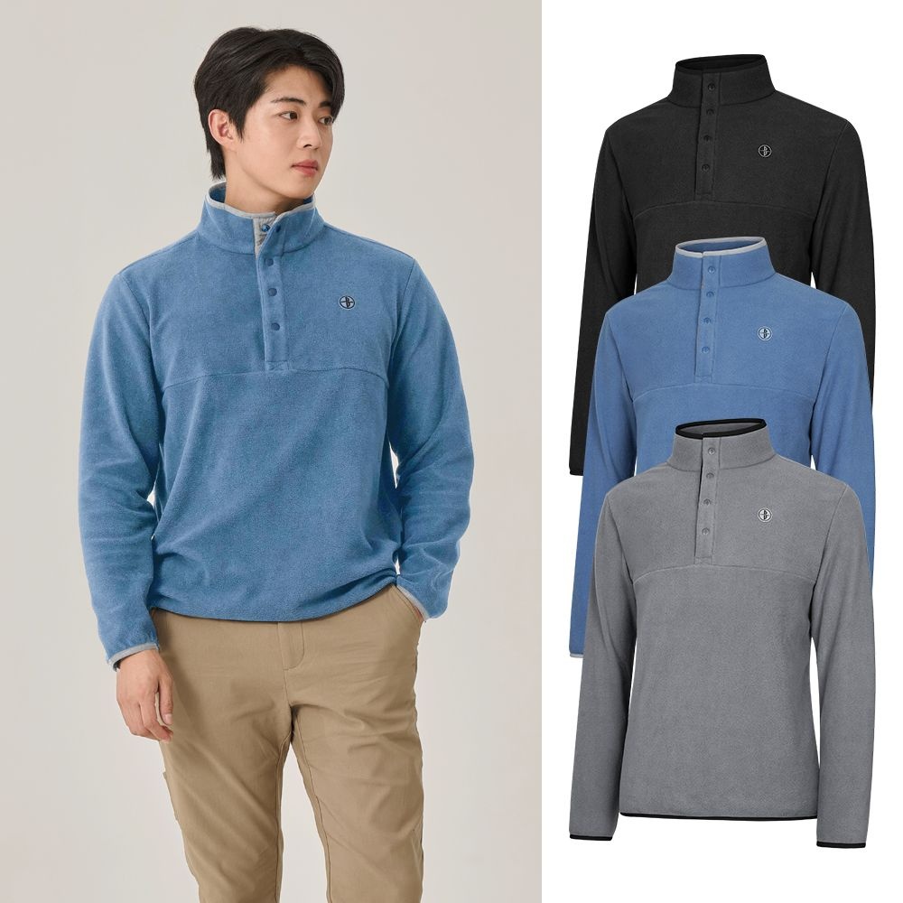26FW 신상 남성 골프웨어 하이넥 아노락 플리스 티셔츠