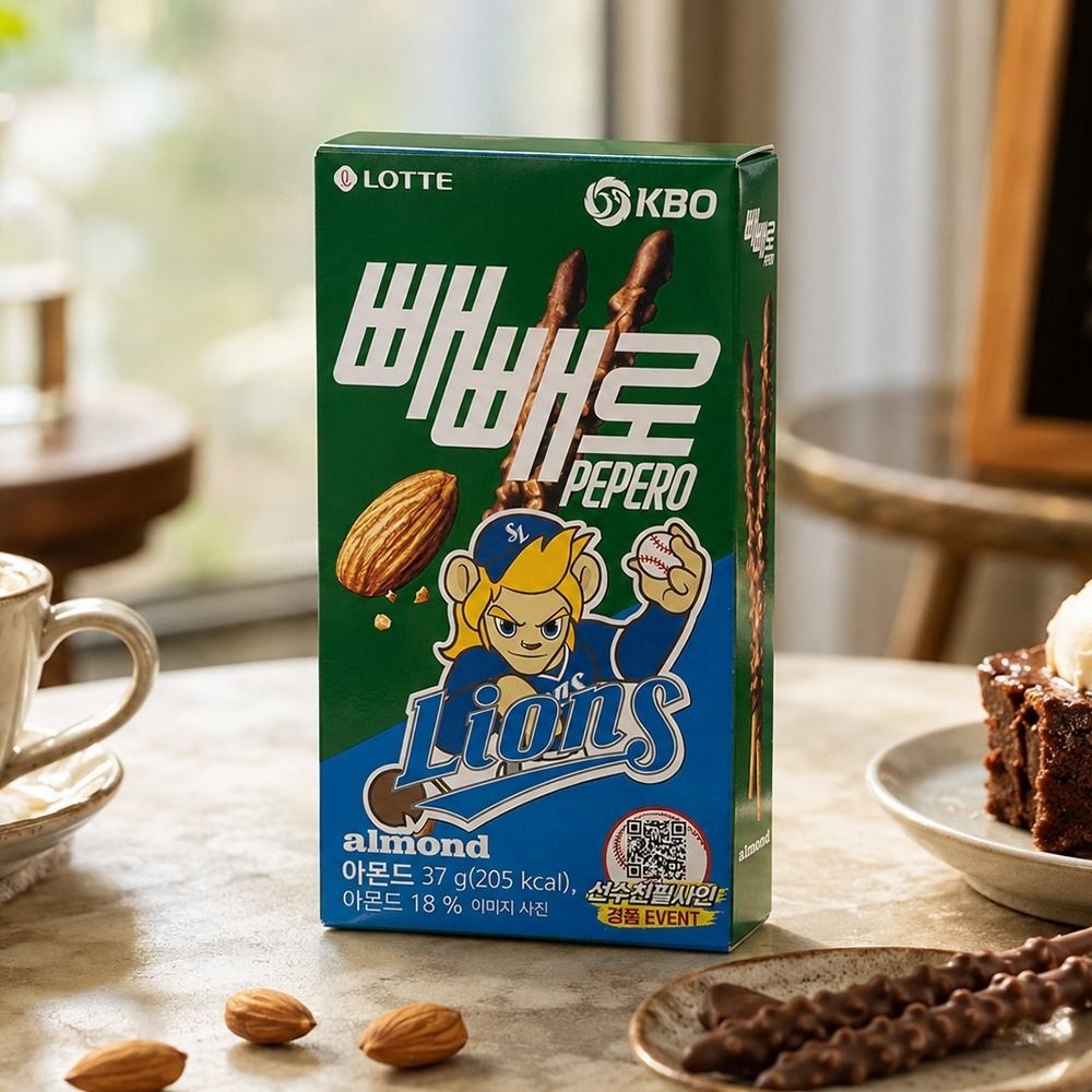 달콤 고소한 막대과자 빼빼로 아몬드 37g x 40개