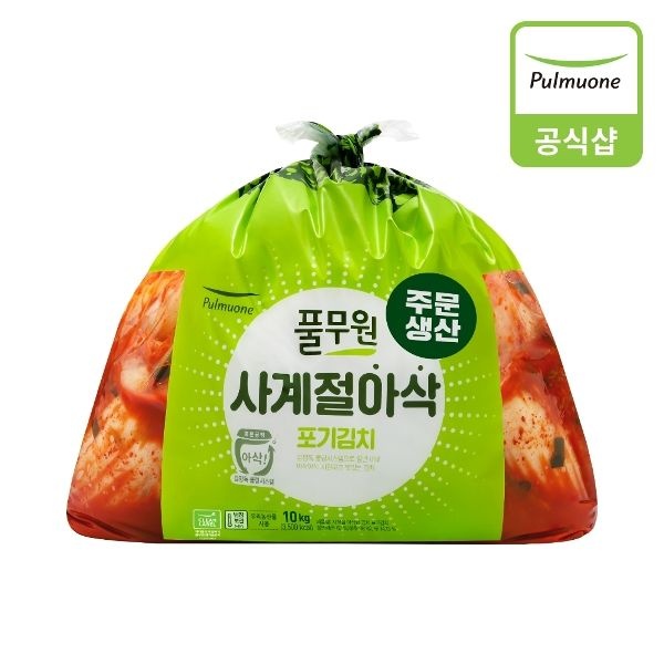 [G][풀무원] 사계절 아삭 포기김치 (10kg)