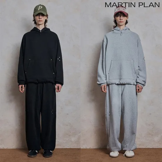 마틴플랜 Tunnel String Sweatpants_GREY
