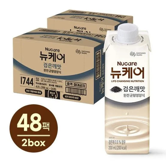 [본사] 뉴케어 고소한검은깨맛 2박스  (200mlx24팩)*2