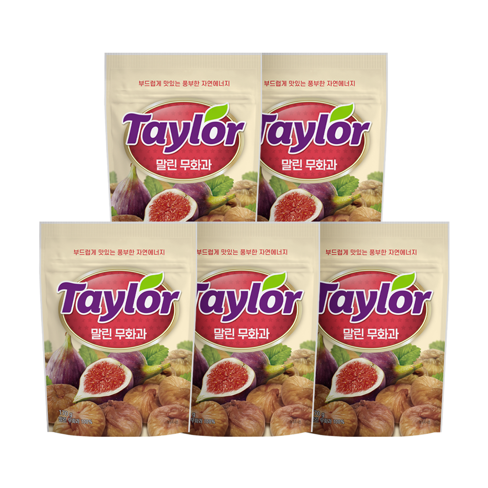 [테일러팜스 공식] 말린 무화과 170g x 5봉