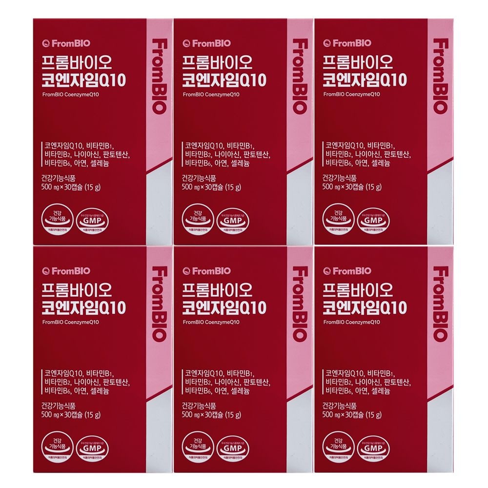 프롬바이오 코엔자임Q10 500mg x 30캡슐 6개 / 써클