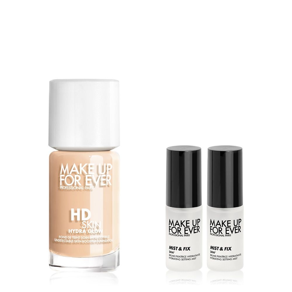 [롯데백화점] 메이크업포에버 [소생광파데] HD SKIN 하이드라 글로우 파운데이션 30ml (+추가 2종)