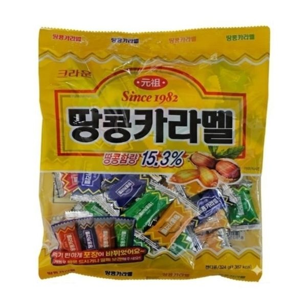 크라운 땅콩카라멜 324g x 1개