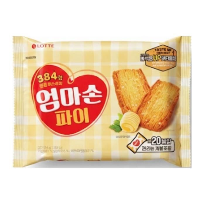 롯데웰푸드 엄마손파이 254g x 1개