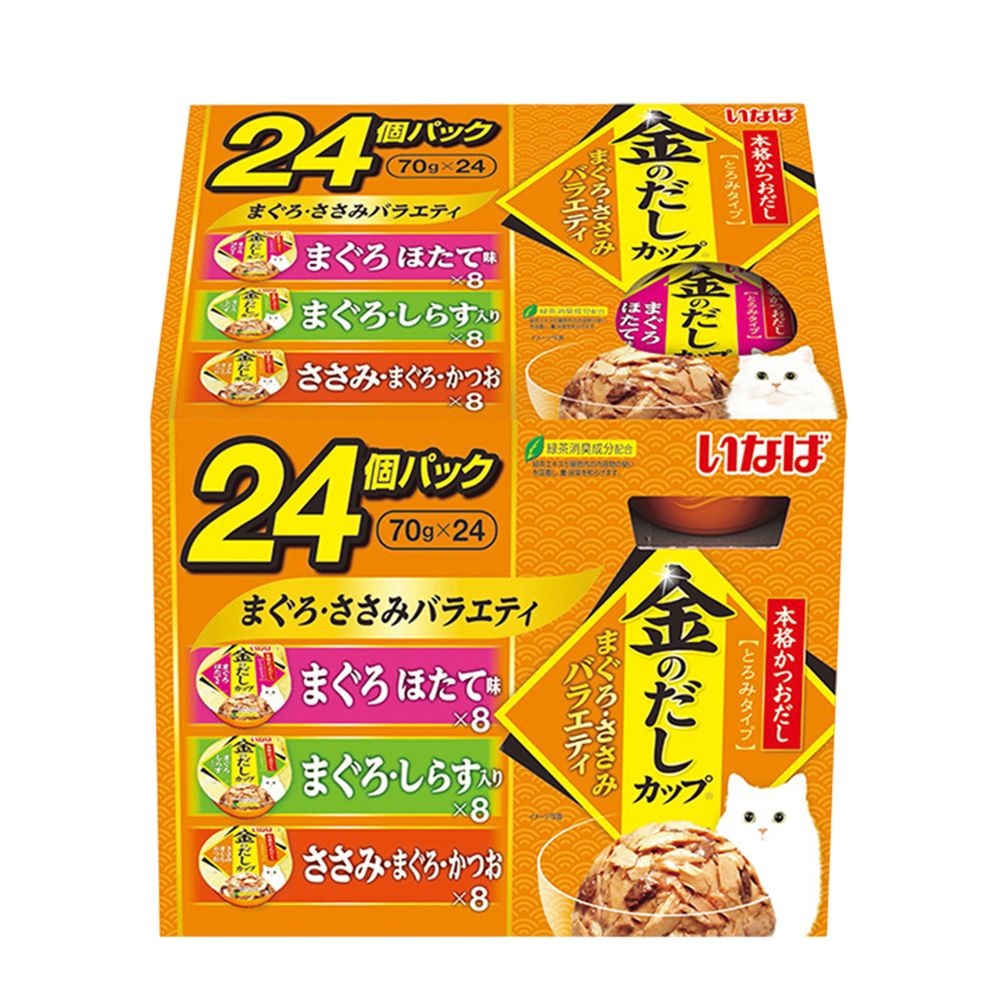 이나바 금빛육수 70g 24개입 참치+닭가슴살 버라이어티