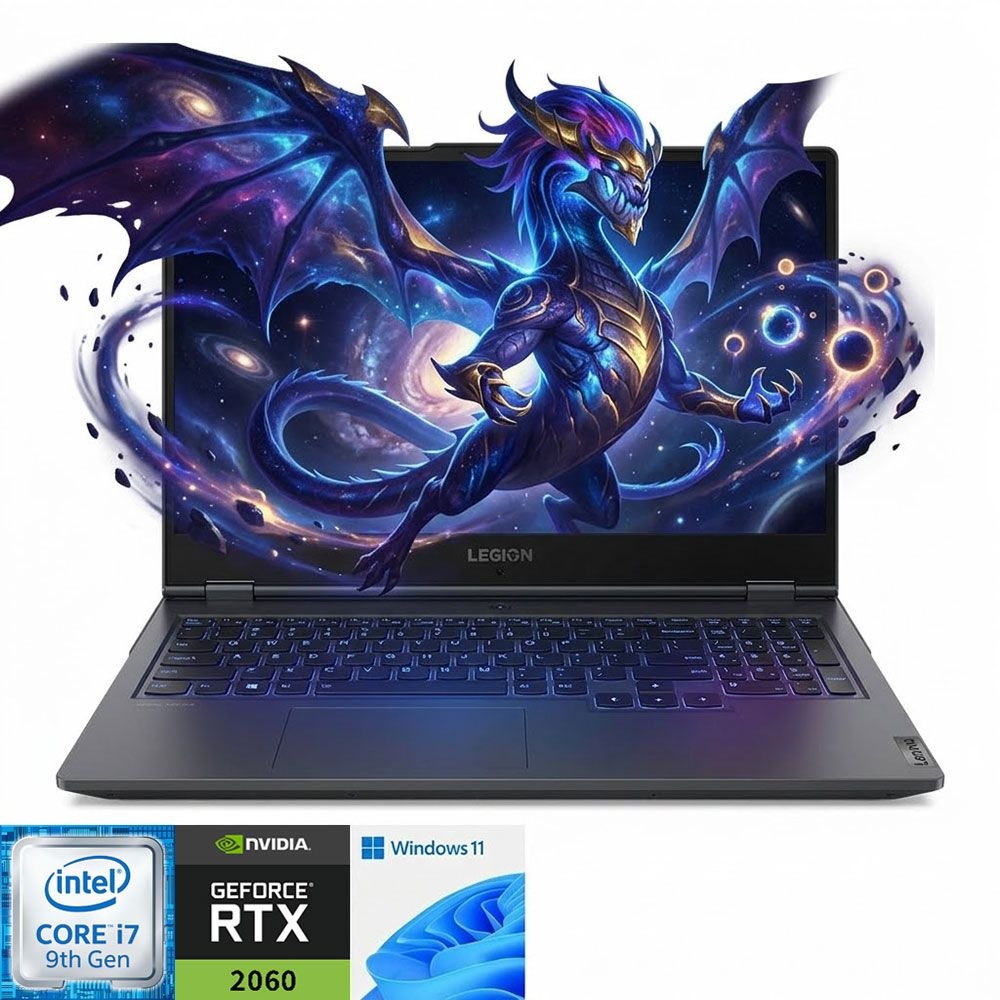 [중고] 레노버 LEGION Y540 i7-9750H 16G NVMe SSD 512GB RTX 2060 윈11 Pro 15.6인치 게이밍 노트북