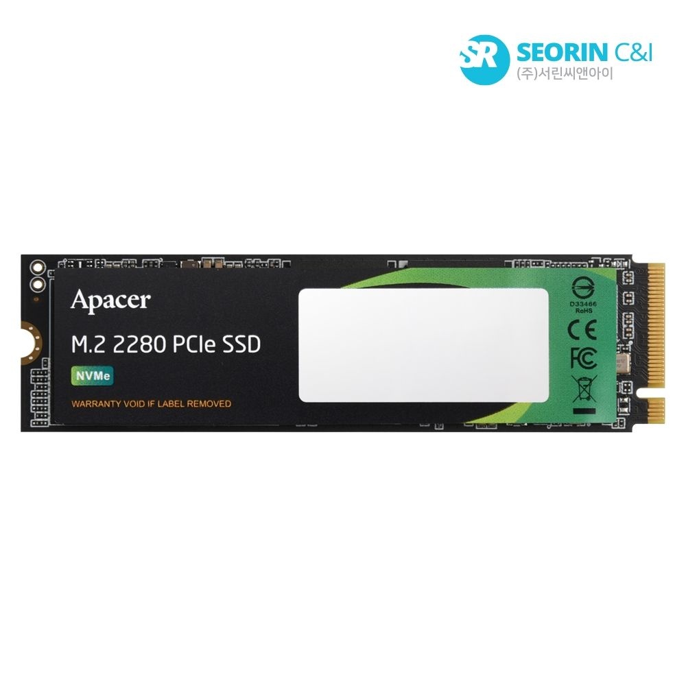 [서린공식] Apacer AS2280P4X M.2 NVMe (1TB)