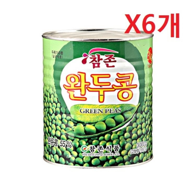 박스/참존완두콩3kgX6개/참존
