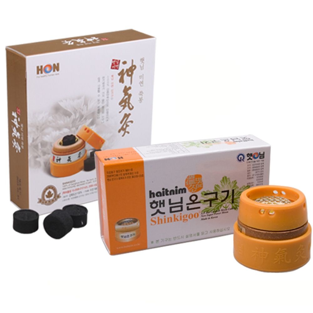 햇님 신기구 1구 +햇님미연쑥봉(50pcs) 가정용뜸기구