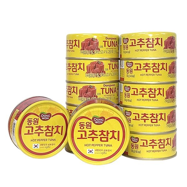 동원참치 고추참치 100g 12개입 코스트코 대용량 참치 살코기 통조림 고추참치