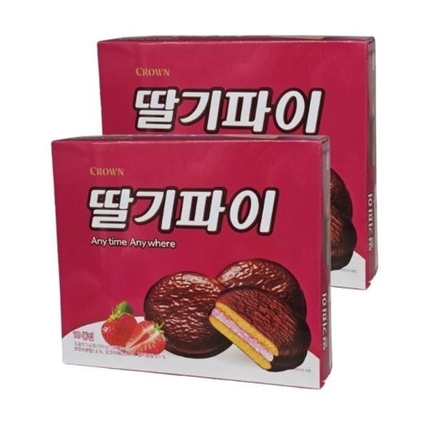 크라운 딸기파이  300g x 2개