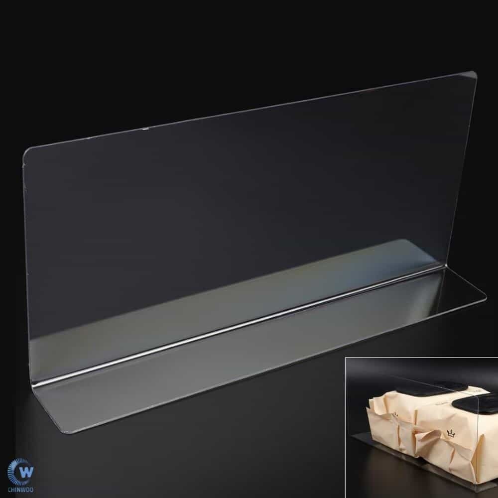 친우협력사 친우 진열L자투명칸막이 28X12CM 냉장고칸막이 음료칸막이 진열정리도구 L자형칸막이 매장진열보조