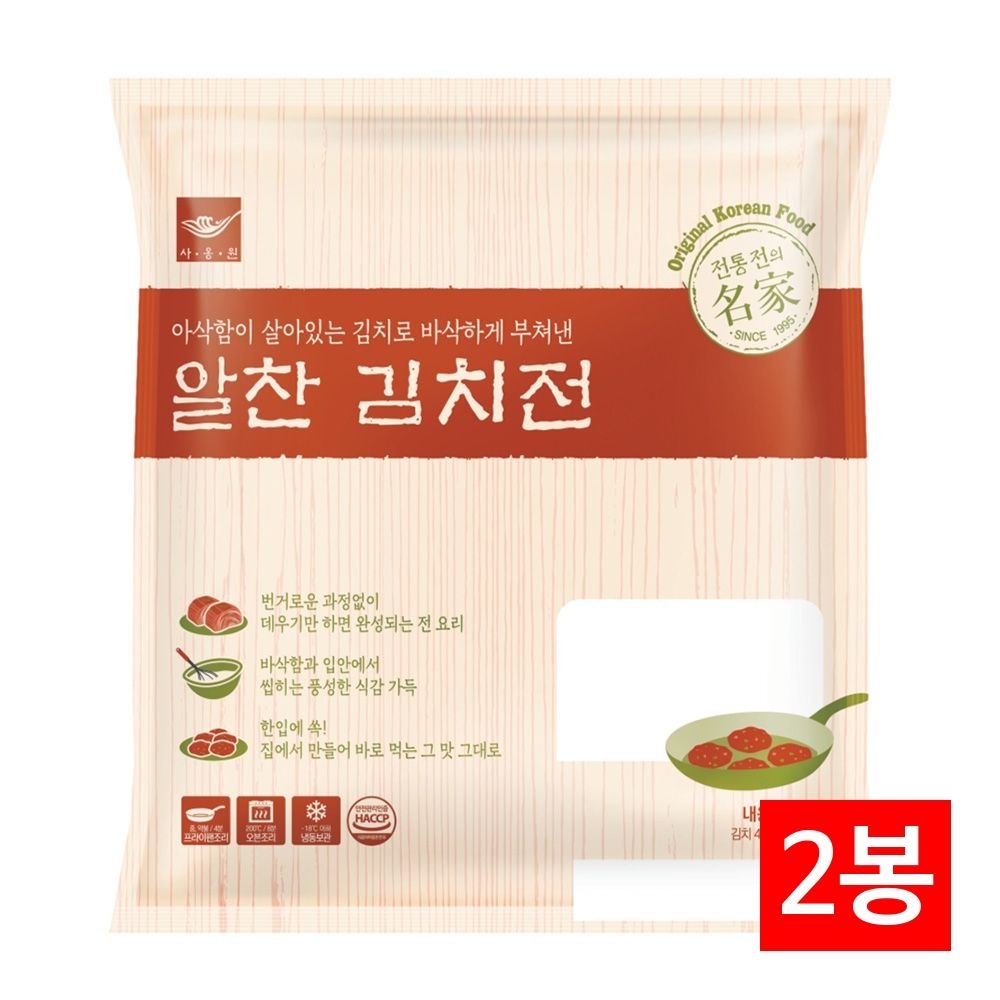 사옹원 알찬 김치전 1kg 2개입