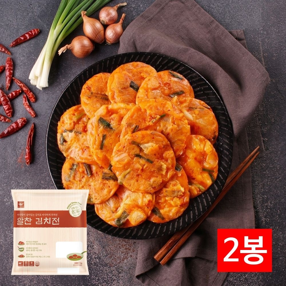 사옹원 알찬 김치전 1kg X 2봉