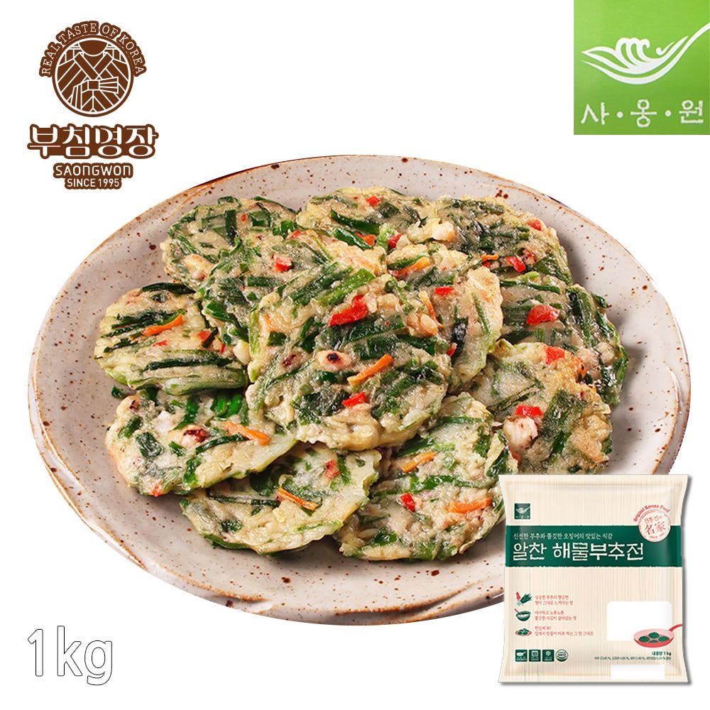 사옹원 알찬 해물부추전 1kg X 3봉