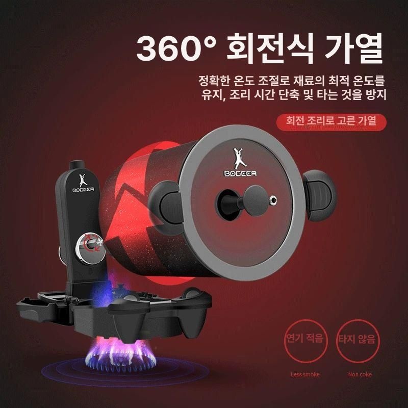 자동회전롤팬 통돌이 삼겹살 자동회전 고기구워주는 가정용