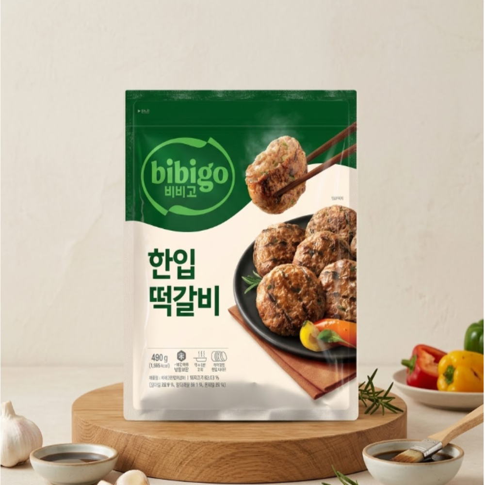 비비고 한입떡갈비 490g x 4