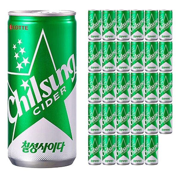 롯데 칠성사이다 210ml x 30캔
