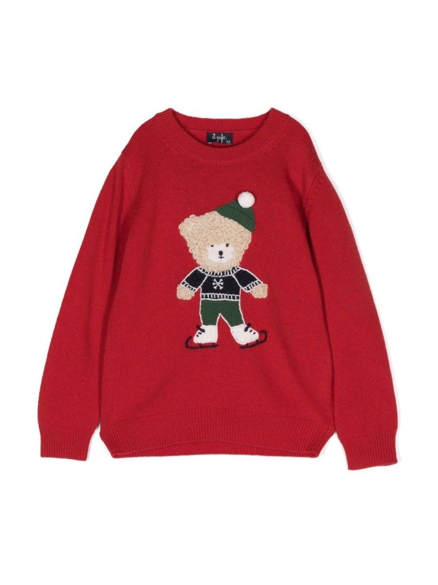 일구포 22FW 일구포 TEDDY 베어 CREW 넥 PULLOVER A22MA410EM220K9349