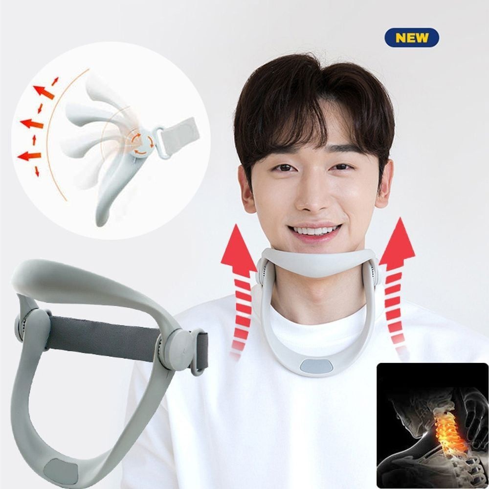 지킴이 초경량 휴대용 목지지대 목보호대 견인기 거북목 조절 각도