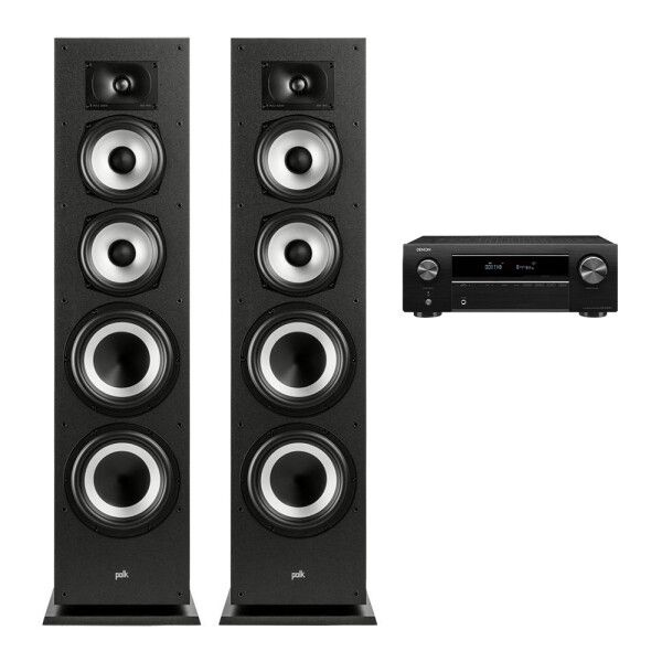 [없음] 데논 AVR-X250BT + 폴크오디오 Monitor XT70 하이파이 AV 오디오