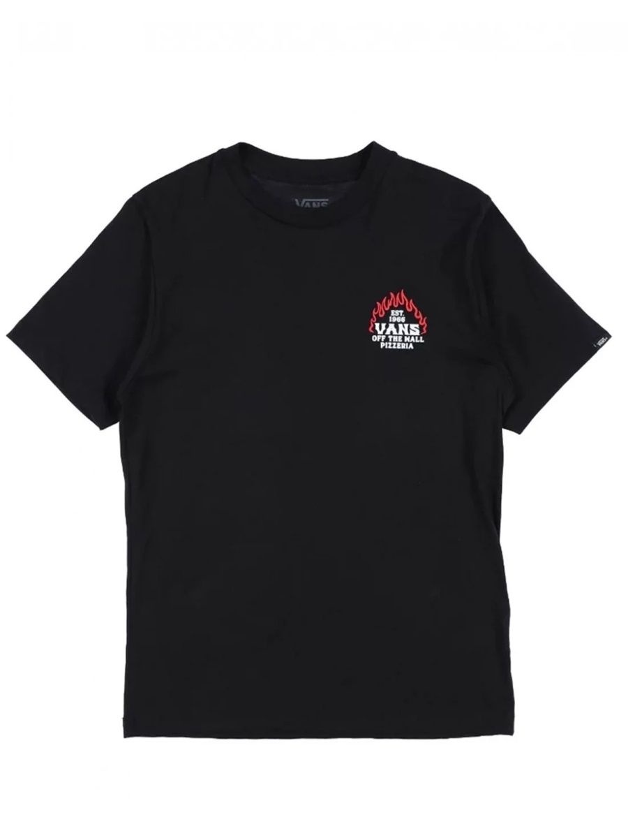 반스 Conti VANS T-셔츠 M/C PIZZERIA VN000032KBLK1