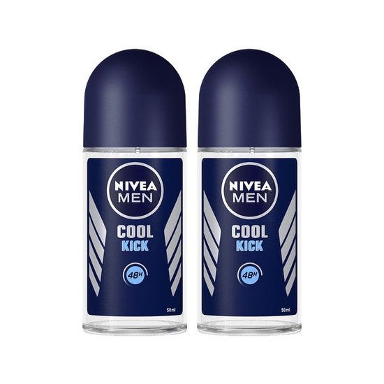 [사용안함]니베아 맨 쿨 킥 롤온 데오드란트 50ml x2