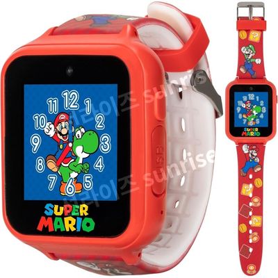 Accutimeスーパーマリオスマートウォッチレッド