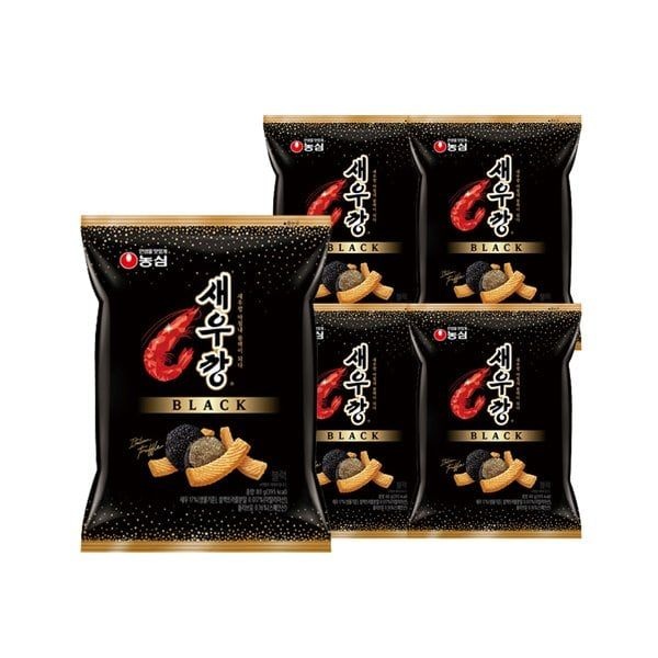 너만아는과자점 농심 블랙새우깡 80g x 5개 / 트러플향 스낵