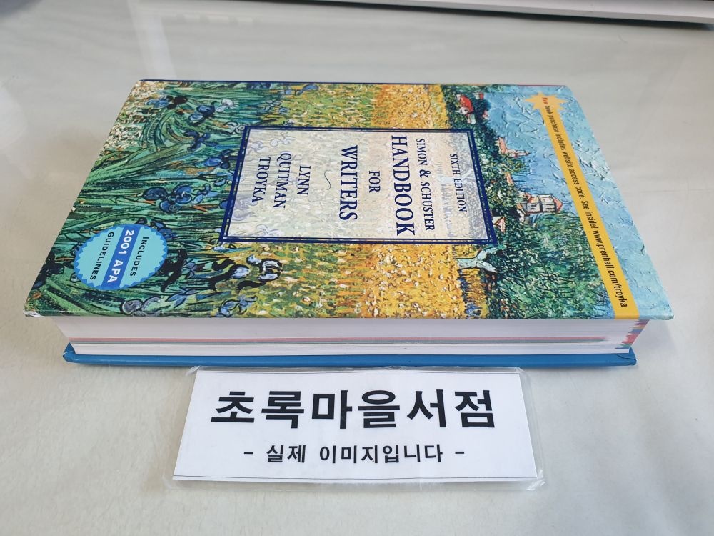 Pearson Education Limited [중고] [개똥이네][중고-상] Simon and Schuster Handbook for Writers with 2001 Apa Guidelines(FU54)