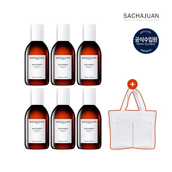 [사샤후안] 최유라쇼 샴푸 250ml * 6개+[전고객] 에코백 증정